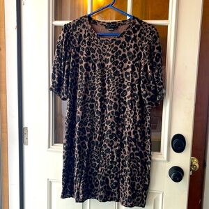 Sanctuary Animal Print TShirt Dress
